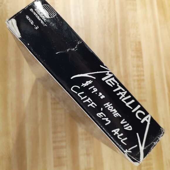 Metallica 19.98 Home Vid Cliff 'Em All VHS  12 Tracks Elektra/Asylum VTG  1987 - Picture 4 of 7